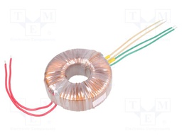 Transformer: toroidal; 100VA; 230VAC; 12V; 12V; 4.16A; 4.16A; 1.1kg