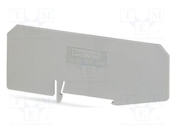 Separating plate; L: 46mm; W: 2mm; H: 104.4mm; Body: grey