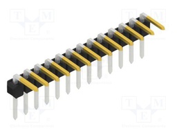 Connector: pin strips; pin header; male; PIN: 13; 2.54mm; THT; 1x13