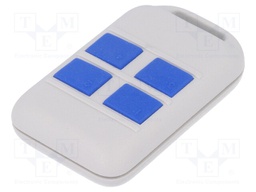 Enclosure: for remote controller; X: 36mm; Y: 59mm; Z: 13mm; ABS