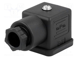 Connector: valve connector; plug; form A; 18mm; female; PIN: 4; mPm