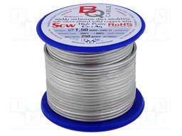 Silver plated copper wires; 1.5mm; 250g; 15m; -200÷800°C