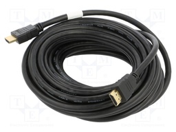 Cable; HDMI 1.4; HDMI plug,both sides; PVC; 10m; black; Core: CCS