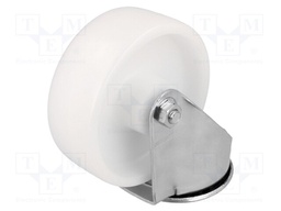 Transport wheel; Ø: 100mm; W: 35mm; H: 128mm; torsional; 125kg