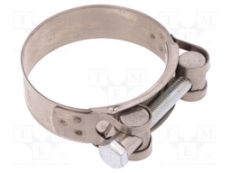 T-bolt clamp; W: 22mm; Clamping: 64Ć·67mm; chrome steel AISI 430; S