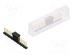 Connector: pin strips; pin header; male; PIN: 15; 2.54mm; SMT; 1x15