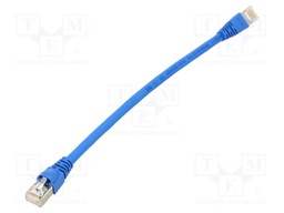 Patch cord; S/FTP; Cat: 6a; RJ45 plug,both sides; stranded; Cu