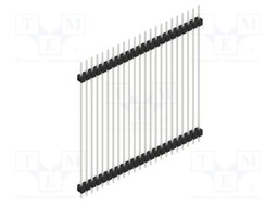 Connector: pin strips; pin header; male; PIN: 23; 2.54mm; THT; 1x23