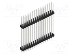 Connector: pin strips; pin header; male; PIN: 34; 2.54mm; THT; 2x17