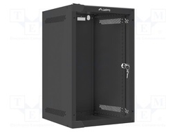 Enclosure: rack cabinet; Standard: 10"; 9U; black; Z: 310mm; X: 280mm