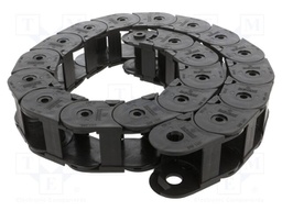 Cable chain; Bend.rad: 100mm; L: 1040mm; Int.height: 35mm