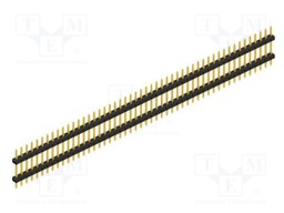 Connector: pin strips; pin header; male; PIN: 50; 2mm; THT; 1x50