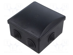 Enclosure: junction box; Ø: 80mm; Z: 40mm; wall mount; ABS; IP44