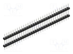 Connector: pin strips; pin header; male; PIN: 31; 2mm; THT; 1x31