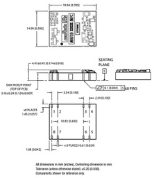 Converter: DC/DC; 1W; Uin: 21.6÷26.4V; Uout: 19VDC; Uout2: -5VDC