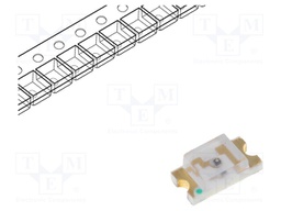 LED; SMD; 1206; red; 10÷20mcd; 3.2x1.6x1.1mm; 120°; 1.5÷2.4V; 20mA