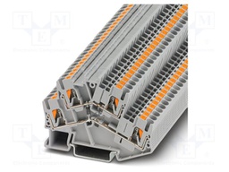 Splice terminal: rail; PA; terminals: 4; W: 5.2mm; H: 78mm; Body: grey
