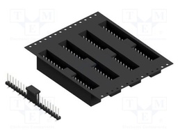Connector: pin strips; pin header; male; PIN: 20; 2.54mm; SMT; 1x20