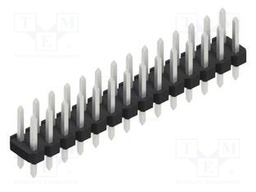 Connector: pin strips; pin header; male; PIN: 28; 2.54mm; THT; 2x14