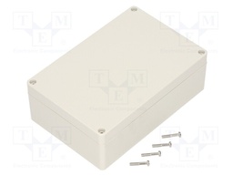Enclosure: multipurpose; X: 120mm; Y: 180mm; Z: 60mm; 1554; ABS; grey