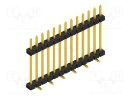Connector: pin strips; pin header; male; PIN: 13; 2mm; SMT; 1x13