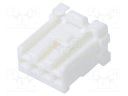 Plug; wire-wire/PCB; female; PNI; 2mm; PIN: 4; w/o contacts; crimped