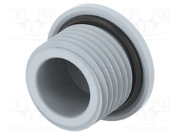 Stopper; polyamide; grey; IP68; Entrelec; Gland: PG9; 10mm