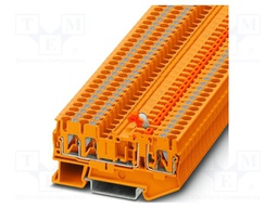 Splice terminal: rail; 20A; 400V; push-in; PA; 0.14÷4mm2; W: 5.2mm