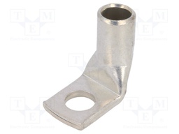 Ring tube terminal; M6; 16mm2; crimped; for cable; angled 90°