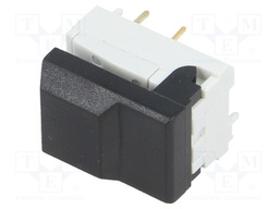 Switch: keypad; Pos: 2; SPDT; 0.01A/24VDC; black; Leads: for PCB