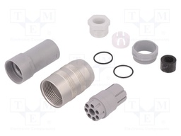 Plug; Connector: DIN 43651; NR; female; PIN: 7; w/o contacts; 10A