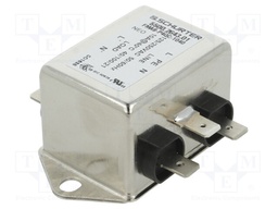 Filter: anti-interference; 250VAC; Ioper.max: 10A; Ir: 0.5mA