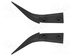 Spare part: tip; Blade tip shape: sharp; Blades: curved; ESD; 2pcs.