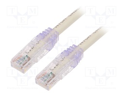 Patch cord; TX6A™ 10Gig,U/UTP; 6a; solid; Cu; PVC; white; Len: 2m
