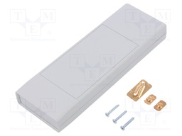 Enclosure: with panel; with flap,with battery compartment; ABS