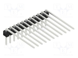 Connector: pin strips; pin header; male; PIN: 11; 2.54mm; THT; 1x11