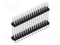 Connector: pin strips; pin header; male; PIN: 34; 2.54mm; SMT; 2x17