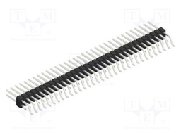 Connector: pin strips; pin header; male; PIN: 66; 2.54mm; SMT; 2x33