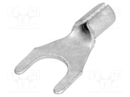Fork terminal; M5; 0.25÷1.5mm2; crimped; for cable; non-insulated