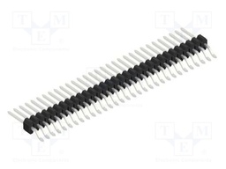Connector: pin strips; pin header; male; PIN: 31; 1.27mm; SMT; 1x31