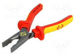 Pliers; insulated,universal; for voltage works; 180mm