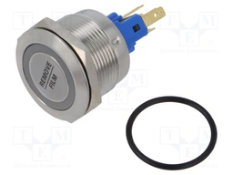 Switch: vandal resistant; Pos: 2; SPST NC + NO; 2A/48VDC; ON-(ON)