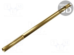 Test probe socket; Min.pitch: 1.91mm; AgNi; gold-plated; head SR