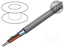Wire; Alpha Essential C&C; 1x2x24AWG; shielded,Al-PET foil; PVC