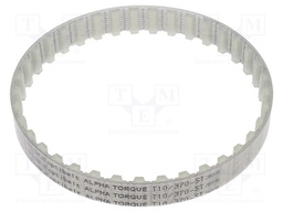 Timing belt; T10; W: 16mm; H: 4.5mm; Lw: 370mm; Tooth height: 2.5mm