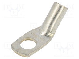 Tip: ring tube; M12; 35mm2; crimped; for cable; angled 45°; tinned