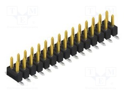 Connector: pin strips; pin header; male; PIN: 30; 2.54mm; SMT; 2x15