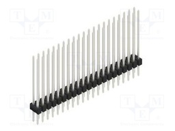 Connector: pin strips; pin header; male; PIN: 42; 2.54mm; THT; 2x21