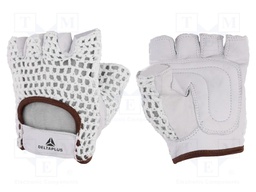 Protective gloves; Size: 8; natural leather; 50MAC