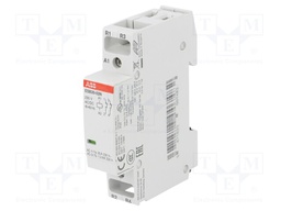 Contactor: 2-pole installation; NC x2; 230VAC; 230VDC; 20A; DIN